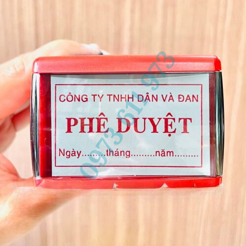 Con Dấu Phê Duyệt