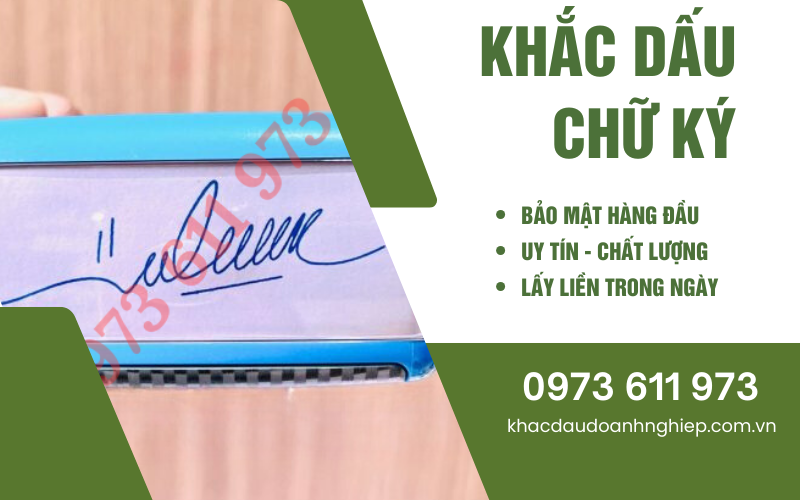 Dịch Vụ Khắc Dấu Chữ Ký
