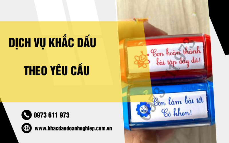 Dịch Vụ Khắc Dấu Theo Yêu Cầu