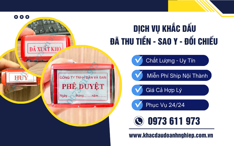 Dịch Vụ Khắc Dấu Đã Thu Tiền Ngũ Hành Sơn