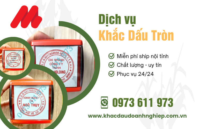 Dịch Vụ Khắc Dấu Tròn Khuê Trung Đà Nẵng